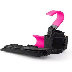 ตะขอยกน้ำหนักทำจากนีโอพรีนและสายรัดข้อมือช่วยเสริมการจับสายรัดข้อมือสำหรับออกกำลังกายในยิม - Product Image 6