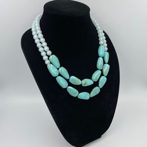 Conjuntos de joyería de cuentas africanas Conjuntos de joyería india de boda nigeriana de múltiples capas Gargantilla de declaración Collar Joyería - Product Image 4