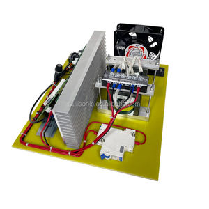 Generador ultrasónico digital 600W con seguimiento <span class=keywords><strong>de</strong></span> frecuencia y temporizador Limpiador industrial Sonicador <span class=keywords><strong>de</strong></span> potencia 28kHZ-40kHZ - Product Image 4