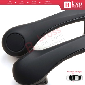 Manija Interior de Puerta Delantera BDP794 Negra Izquierda Derecha para Megane MK2 2002-2009 7701475315 7701475316 - Product Image 6