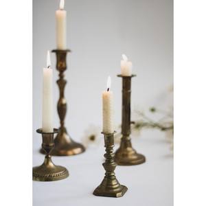 Bougeoir en laiton vintage avec vernis élégant fait pour les cérémonies indiennes espaces pooja et tables formelles article tendance - Product Image 2