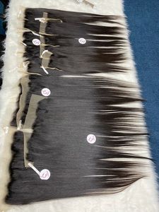 Cheveux cambodgiens Remy naturels à cuticule alignée avec fermeture à lacet frontal, trame de peau 100%, cheveux cambodgiens bruts vierges, 10 à 50 pouces, vente en gros - Product Image 5