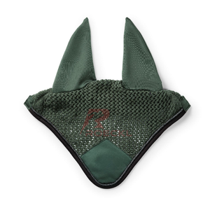 Bonnet de mouche de cheval respirant lavable crochet conception léger couvre-oreille confortable et durable fabriqué au Pakistan bonnet d'oreille - Product Image 1