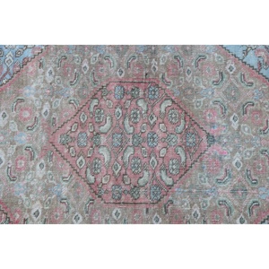 Tapis turc vintage de 2,1 x 3,1 pieds, petit tapis, tapis oriental rouge - Product Image 5