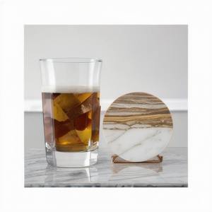 Nueva llegada de moda en forma de corazón de mármol antideslizante posavasos esteras y almohadillas precio directo de fábrica al por mayor posavasos antideslizantes manteles individuales - Product Image 5