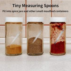 ช้อนตวงทำจากสเตนเลสสตีลจำนวน5ชิ้นสำหรับช้อนชาส่วนผสมแห้งและเป็นของเหลว - Product Image 4