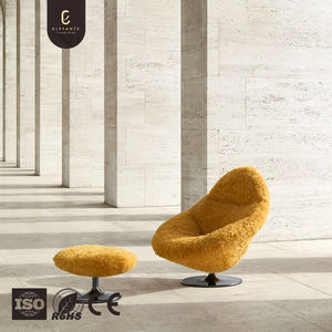 Kursi Ruang Tamu Desain Mewah yang Dapat Disesuaikan, Kursi Santai Putar Tunggal Modern Berwarna-warni, Kursi Santai Bulu Berkualitas Tinggi untuk Rumah Mewah - Product Image 1