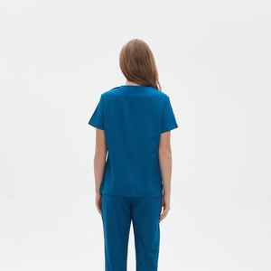 2025 gran oferta poliéster suave Hospital Doctor Wear ropa lavable enfermera Scrub Set para mujeres enfermería Scrub uniformes - Product Image 2
