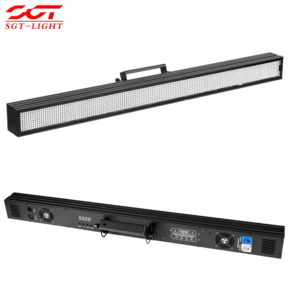 One-stop Serve Indoor 224W LED Pixel Strobe Bar 1296pcs RGB 16 Segment Chase Wash Flash Light with DMX RDM for Concert Club Bar