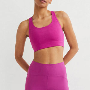 Venta caliente en Stock Mujer Fitness Sujetador deportivo Yoga Ropa deportiva Mujeres Push Up Fitness Bra Yoga Top - Product Image 4