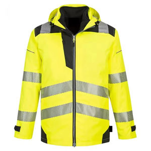 Zohan Creations Construcción barata Ropa DE SEGURIDAD reflectante Chaquetas con cremallera de trabajo Chaqueta de trabajo resistente de noche de alta visibilidad - Product Image 5