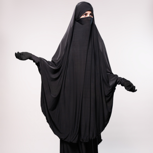 เดรสยาวมุสลิมแบบดั้งเดิมวัสดุโพลีเอสเตอร์ระบายอากาศ - Product Image 1