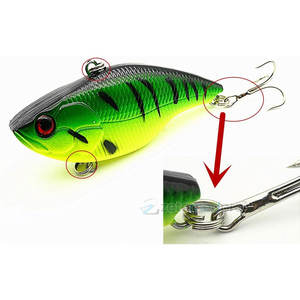 Anneaux de pêche de qualité supérieure en acier inoxydable durables pour les pêcheurs, anneaux de pêche pour leurres - Product Image 6