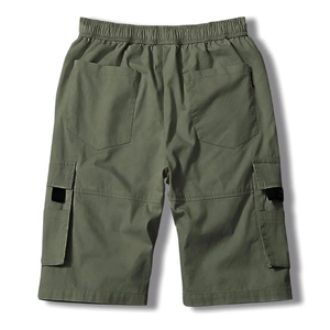 Short d'entraînement de gym léger pour hommes, haute performance, décontracté, cargo, jogging en maille à séchage rapide avec motif solide - Product Image 2