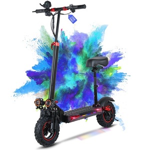 Scooter eléctrico de 48v 1200W para adultos, 11 pulgadas, neumáticos gruesos todoterreno, alta velocidad MAX x6 - Product Image 6