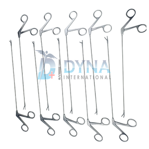 Ensemble de forceps de chirurgie laryngée micro ORL de 10 pièces, biopsie de pince à ciseaux - Product Image 3