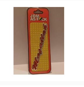 EMBLEMA COCHE ALUMINIO. - Product Image 1