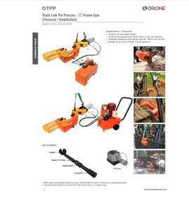 Prensa hidráulica de pasador de pista de alta fuerza para equipos pesados al mejor precio del exportador de la India Prensa hidráulica de pasador de pista - Product Image 5