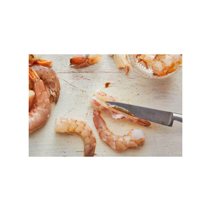 Gambas de tigre negras frescas congeladas mariscos a granel camarones procesados sin cabeza - Product Image 1