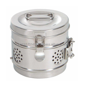 Tambor de Apósitos de Acero Inoxidable para Instrumentos Quirúrgicos Manuales, para Uso Hospitalario, Juego de Cirugía Plástica - Product Image 6