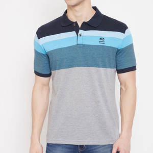 Venta al por mayor de diseño personalizado duradero para camiseta de Polo tejido de punto transpirable patrón sólido servicio OEM fabricación informal de Pakistán - Product Image 1