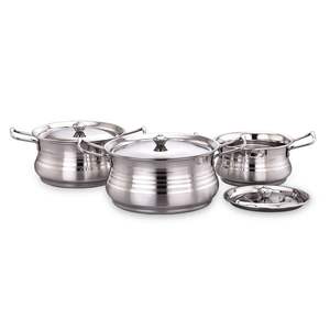 Casserole en métal de grande capacité de haute qualité, idéale pour le service de buffet et les présentations de repas familiaux traditionnels - Product Image 6