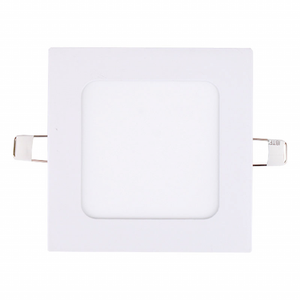 แผงไฟ LED 6W แบบทันสมัยแผงไฟ LED สี่เหลี่ยมฝังฝ้าเพดานอลูมิเนียมดีไซน์เพรียวบางสำหรับใช้ในบ้านสำนักงาน - Product Image 1