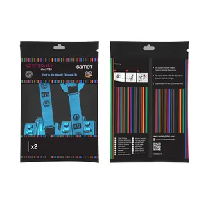 ฐานล้อหมุนแบบมีเบรก สีน้ำเงิน 4 รู 48 แกน สำหรับเฟอร์นิเจอร์ รุ่น Master Spectrum Colored Hinge - Product Image 3
