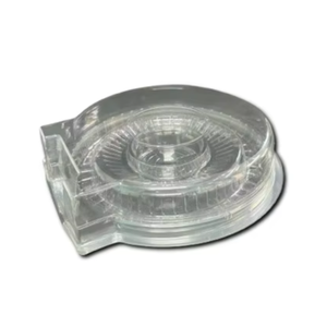 1 Compartment Vacuum Formed <b>PET</b> Plastic Blister Round with Lid Perfect for <b>Food</b> Packaging - Product Image 1