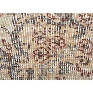 Alfombra de Lana Anudada a Mano, Color Beige Marrón Vintage, para Uso Doméstico, Sala de Estar, Pasillo, Entrada, Dormitorio Juvenil, Diseño de Medallón Rectangular - Product Image 3