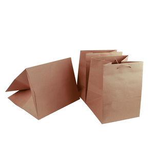 Bolsa de papel Kraft hecha en Italia, de lujo, de alta calidad, 27x16x31, para la entrega de comida de La Havana, embalaje de regalo para tienda de ropa - Product Image 4
