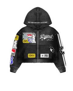 OEM 2 piezas Set pullover Streetwear Unisex Sun Faded Flare Pantalones de chándal Sudadera con capucha lavada Blank Acid Wash Hoodies Set Custom Chándal - Product Image 2