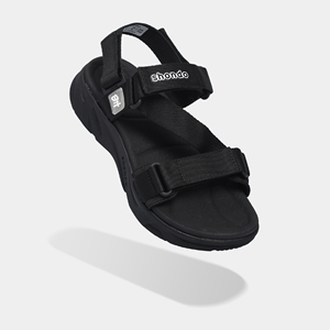 Sandalias deportivas Unisex de alta calidad con punta abierta y correa extraíble Estilo casual negro completo para todas las estaciones - Product Image 6