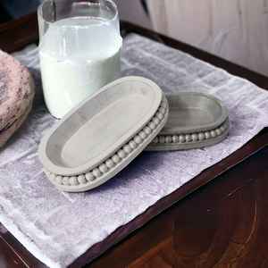 Cuenco de madera de mango de lujo moderno, candelabros de cuentas rellenos de cera navideños ecológicos hechos a mano de alta calidad para granja - Product Image 2