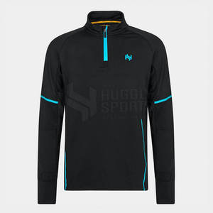 เสื้อซิปครึ่งตัวของผู้ชายผ้าโพลีเอสเตอร์/ คอตตอนระบายอากาศได้ดี - Product Image 1