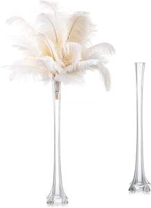 แจกันดอกไม้แก้วดีไซน์พิเศษสำหรับตกแต่งภายในสไตล์โมเดิร์น  เพิ่มความสวยงามให้กับพื้นที่ด้วยดีไซน์โปร่งใสอย่างมีศิลปะ - Product Image 4