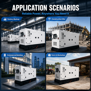 Generador Silencioso Royal Brand de 12.5KVA, Generador Eléctrico de 10kw con Motor Yangdong/YTO YD385D - Product Image 3