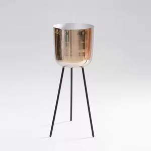 ภาชนะบรรจุพฤกษศาสตร์โลหะทำด้วยมือสำหรับพื้นที่อยู่อาศัยที่สวยงามและเน้นการตกแต่งดอกไม้ในร่มที่สวยงาม - Product Image 5