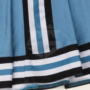 ชุดเชียร์ลีดเดอร์หญิงสต็อกใหม่จากโรงงานโดยตรง - ผ้าสแปนเด็กซ์/โพลีเอสเตอร์คุณภาพสูง ปรับแต่งขนาดและสีได้ รับผลิตแบบ OEM - Product Image 5