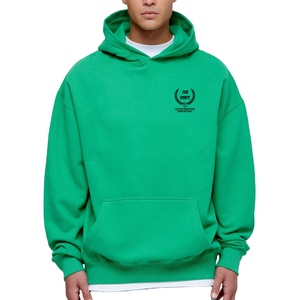 Sudadera con Capucha Lisa de Alta Calidad con Logotipo Personalizado al por Mayor del Fabricante, Sudadera Corta Holgada de Felpa Francesa Vintage para Hombre - Product Image 6