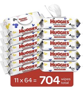 HUGGIES NATURAL CARE TOALLITAS PARA BEBÉ SENSIBLES SIN PERFUMACIÓN HIPOALERGÉNICO 99% AGUA PAQUETE DE 3 - Product Image 3