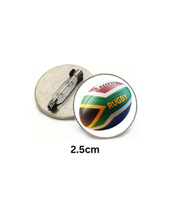 Broche de Metal Pintado con Insignia de Rugby Sudafricano, para Ropa o Bolsos, Regalo Novedoso, Souvenir Nacional - Product Image 2