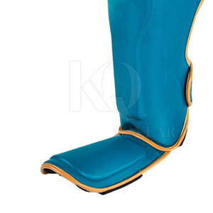 Tough Leather Shin <b>Pads</b> Durable Strong Lightweight Professional Protection Adjustable for Football Training Sports <b>Practice</b> - Product Image 5