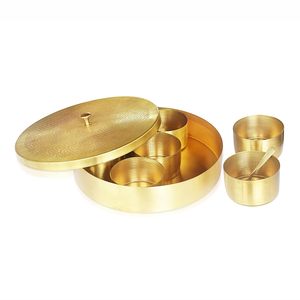 Minimalist Creative Brass Spice <b>Box</b> Kitchen Cabinet Storage Powder Spice and <b>Herbs</b> for Home and Restaurant Kitchen Accessories - Product Image 1