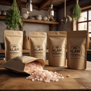 Aprobado por HACCP, sal Rosa orgánica del Himalaya, granos finos y gruesos, embalaje personalizado rico en vitaminas complejas, minerales para cocinar - Product Image 2