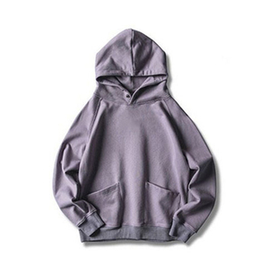Sudaderas con Capucha Casuales de Invierno para Hombre, Lavado Ácido, Color Sólido, 100% Algodón, Felpa, Corte Regular, Ropa de Moda - Product Image 2