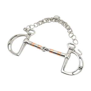 Cadena de Brida de Acero Inoxidable Duradera con Anillo en D, Impresa a Medida, 125mm, Certificación CE, Antibacteriana, Herramientas para Caballos y Herradores - Product Image 1