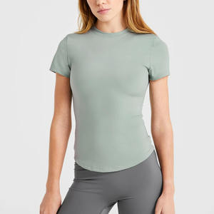 Compagnon de logo personnalisé en gros pour l'entraînement et les vêtements décontractés notre T-shirt sculpte Top vente Running Fitness Slim Fit T-shirts - Product Image 1