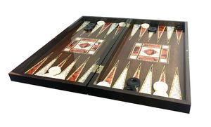 Juego de backgammon grande de madreperla de poliéster - Product Image 6