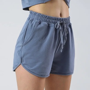 KATBROS INDUSTRY Nouveau design sur mesure Short de sport athlétique pour femme, taille mi-haute, séchage rapide, respirant - Product Image 1